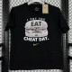 2025 T247 Hamburger ETA NK Black  Pure Cotton T-shirt