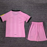 25/26 Newcastle Goalkeeper Pink Kids Soccer Jersey