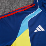 25/26 ARS Royal Blue Retro Kids Half Pull Tracksuit #E25156(童装\半拉链)