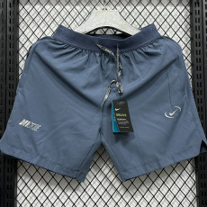 2025 A246 Light Blue Casual Double layer shorts# 双层小标(NK)