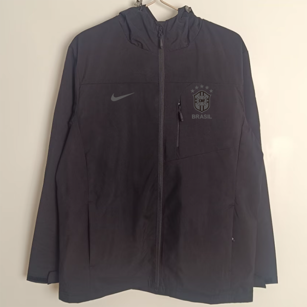 25/26 Brazil Black Retro  Windbreaker