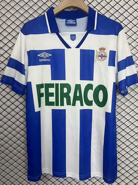 1994/1995  La Coruna Home Retro Soccer Jersey