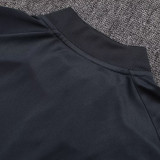 25/26  RMA Grey &Yellow  Kids Half Pull Tracksuit #E25119(童装/半拉链)