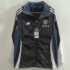 25/26  Man Utd  Black  Extended Edition Windbreaker