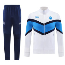 25/26 Napoli White # Blue Jacket Tracksuit