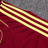 25/26  ARS Red Half Pull Tracksuit #B2549 (半拉链)