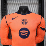25/26 BAR Third Long Sleeve Player Version Soccer Jersey