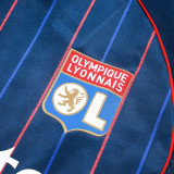 25/26 Lyon Away  Player Version  Soccer Jersey&Royal Blue pants