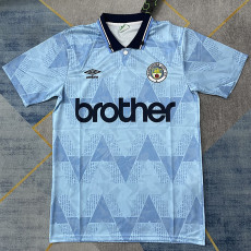 1998/1999 Man City Home Retro Soccer Jersey