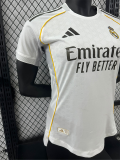 25/26 RMA Home Women  Player Version Soccer Jersey（女球员）