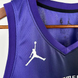 23/24 KINGS WESTBROOK #18 Purple Flying Man Limited Top Quality Hot Pressing NBA Jersey