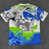 25-26 Brazil Parrot Special Edition Lake Blue  Fans Soccer Jersey