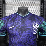 25-26 Brazil Purple Leaf Edition  Player Version Soccer Jersey