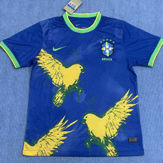 22-23 Brazil Blue Heping Pigeon Edition  Fans Soccer Jersey
