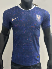 25/26 France Home  Player Version Soccer Jersey