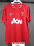 2011/2012 Man Utd Home Player Version Retro Soccer Jersey (球员)