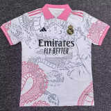 25/26 RMA Pink White Dragon  Polo Shirts
