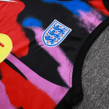 25/26 England Color block  Tank top and shorts suit#D25113