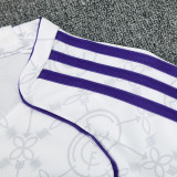 25/26 RMA White Team Logo Training Short Suit