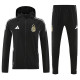 25/26 Argentina Black Hooded Windbreaker Tracksuit