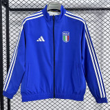 25-26 Italy White & Blue Double Sided Windbreaker (双面风衣)