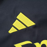 25/26  RMA Grey &Yellow Half Pull Tracksuit #B2563(半拉链)