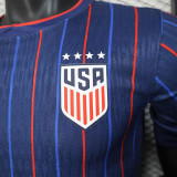 25/26 USA Away Player Version Soccer Jersey