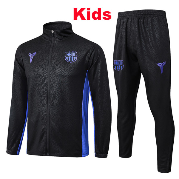 25/26 BAR Black Steel Seal Kids Jacket Tracksuit #E25164(钢印款\童装)