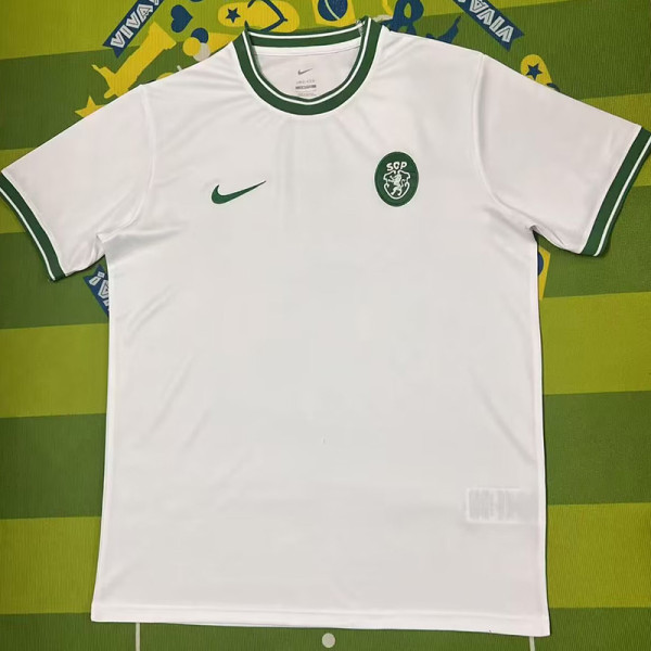 25/26 Sporting Lisbon Retro Cycling Edition Fans Soccer Jersey