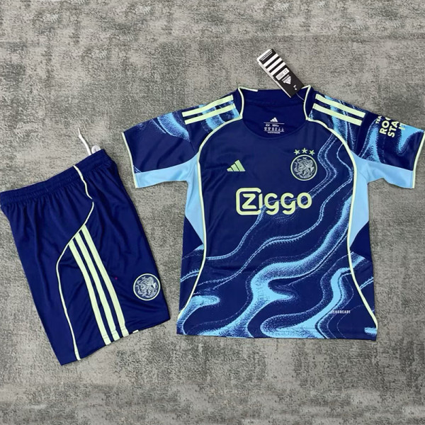 25/26 Ajax Away Kids Soccer Jersey
