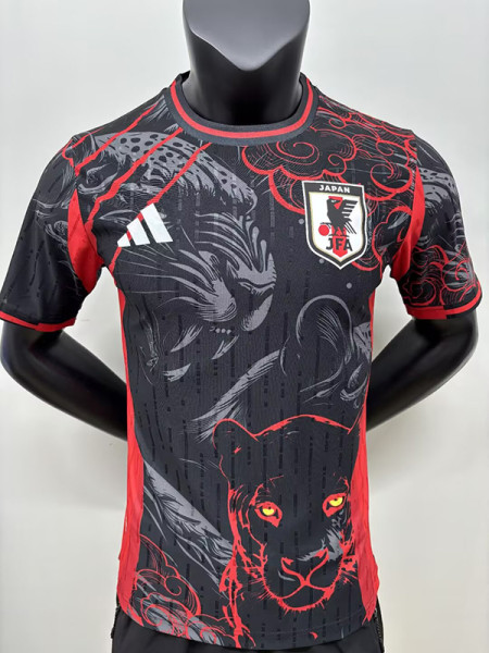 25/26 Japan Leopard Black Player Version  Soccer Jersey