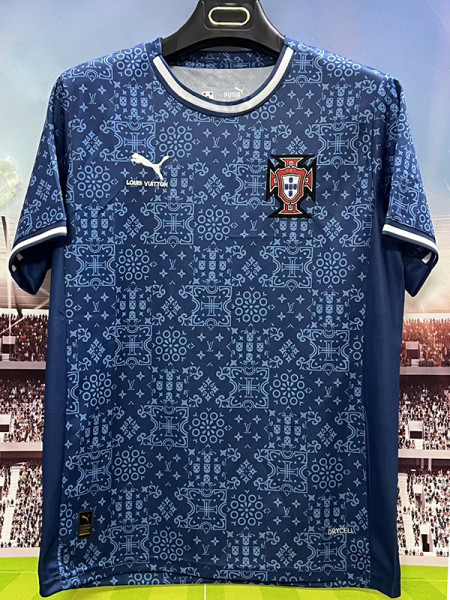 25-26 Portugal Blue Special Edition Fans Soccer Jersey