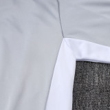 25/26 RMA Grey Half Pull Tracksuit#B25114(半拉链)