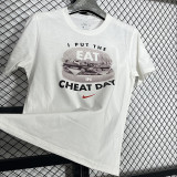 2025 T247 Hamburger ETA NK White  Pure Cotton T-shirt