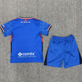 25/26 Cruz Azul Home Kids Soccer Jersey