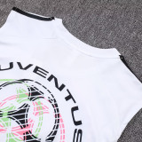 25/26  JUV White Tank top and shorts suit#D25109