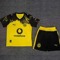 25/26 Dortmund Home  Kids Soccer Jersey