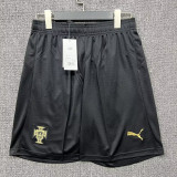 26/27 Portugal Commemorative Edition Black Shorts Pants