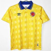 1994 Colombia Home Retro Soccer Jersey