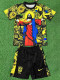 2025 Brazil Jesus Statue Northern Cardinal Yellow Kids  Soccer Jersey