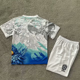 25-26 Brazil Parrot Special Edition White  Kids  Soccer Jersey