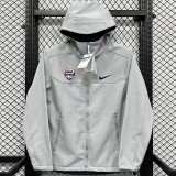 2025 RK904 NK Grey Thickened Assault  Hooded Windbreaker (加厚冲锋衣）
