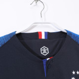 2018 France Home Retro Soccer Jersey