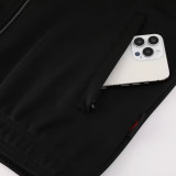 25/26  Man Utd Black&Red Retro Edition Jacket Tracksuit