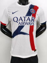24/25 PSG Away Player Version Soccer Jersey(With stars)带星