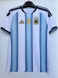 26/27 Argentina Home Fans Soccer Jersey(胸前带章)