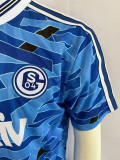 1992/1993 Schalke 04 Home  Retro  Soccer Jersey