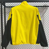 25/26 Fenerbahce Yellow Retro Embroidery windbreaker