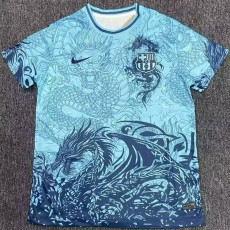 25 /26 BAR Dragon pattern Edition Blue Fans Soccer Jersey