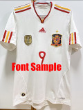2011/2012 Spain Away Retro Soccer Jersey